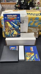 CIB BIONIC COMMANDO NINTENDO NES VIDEO GAME COMPLETE IN BOX W/ PROTECTOR CASE - Picture 1 of 11