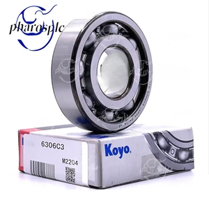 KOYO 6306 C3 Deep Groove Ball Bearing, Open, No Seals 30x72x19 mm - Picture 1 of 3