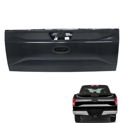 Suit For Ford F-150 F150 2015-2017 Black Steel Rear Tailgate Without Flex Step Foto 1 de 4