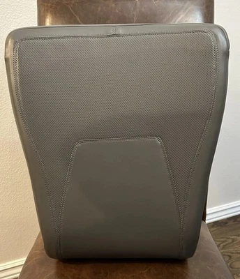 Ready Rocker Portable Rocking Chair Lumbar Back Seat Bounce Faux Leather Grey - Image 1 of 4