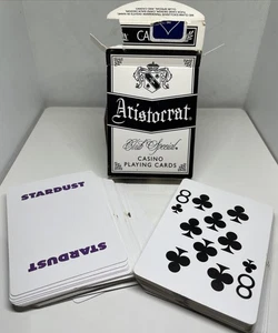 Cartas de casino Aristocrat (negro) STARDUST “jugadas” - Imagen 1 de 6