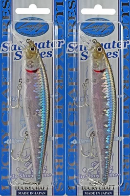 (LOTE DE 2) PONTEIRO LUCKY CRAFT 128 ESG 5" 1OZ ESGPT128-722 ZEB MS GHT MIN K7206 - Imagem 1 de 2