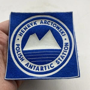 Vintage Nos Patch Stazione Antartica Polacca Henryk Arctowski Patch 3-3/8” 19 - Foto 1 di 2