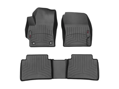 WeatherTech FloorLiner for 2020-2026 Toyota Corolla - 1st & 2nd Row, Black - Image 1 of 4