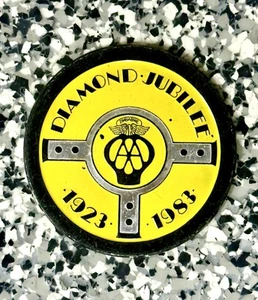 AA Diamond Jubilee 1923 1983 Automobile Association Zimbabwe Car Badge - Picture 1 of 4