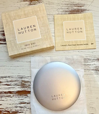 Lauren Hutton Good Stuff Yellow Medium Face Disc Makeup Palette NEW - Image 1 of 4