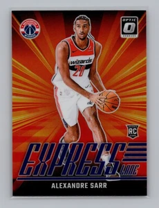 2024-25 Donruss Optic #11 Alexandre Sarr RC Express Lane Holo Purple WAS Wizards - Picture 1 of 2