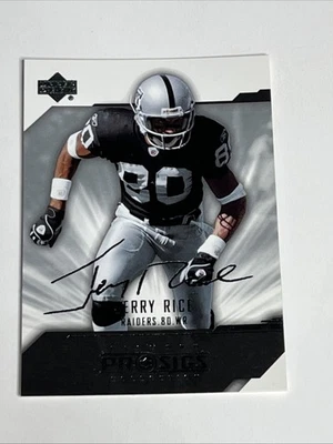 Jerry Rice #64 Upper Deck Diamond Collection Pro Sigs 2004 Foto 1 de 4