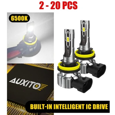 H8H11 H9 Headlight LED Combo Set Low Beam High Bulbs Super Bright White 2-20PCS - Image 1 of 4