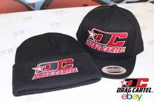 Drag Cartel Snapback Hat and Beanie Set - Black  - Picture 1 of 3