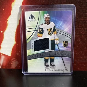 2020-21 SP Game Used Authentic Rookies KEEGAN KOLESAR RC Jersey Golden Knights - Picture 1 of 1