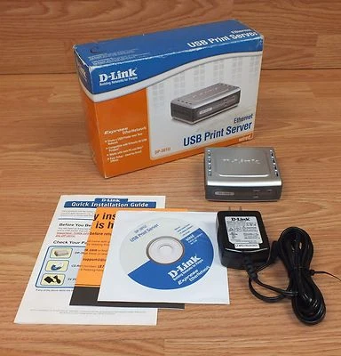 D-Link (DP-301U) Wired 10/100 Fast Ethernet USB Print Server w/ Power Supply  - Image 1 of 4