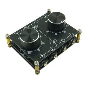 Interruptor de audio 4 en 4 salidas 3,5 mm AUX 1/8"", caja divisor estéreo de 1/8", selector de 4 vías - Imagen 1 de 7