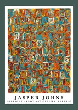 Jasper Johns 'Numbers in Color' 1976 Original Exhibition Poster Print
