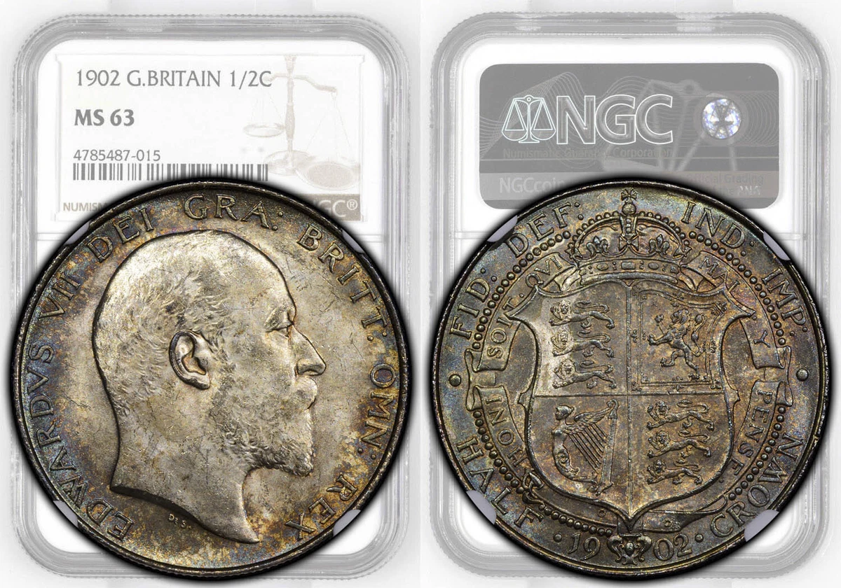 Silver NGC Grade MS 63 UK Half Crown Coins for sale | eBay