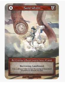 Sand Worm (FOIL) Ordinary Beta Sorcery - Bild 1 von 1