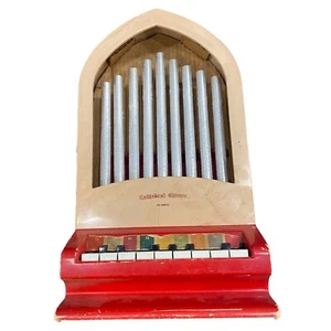 Vintage Kathedral Chimes by Kusan Toy Piano Toy Organ Cathedral Chimes - Picture 1 of 2
