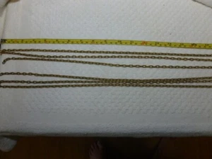Two Brass Chains for Grandfather/Grandmother Clock length 70 inch each. - Picture 1 of 4
