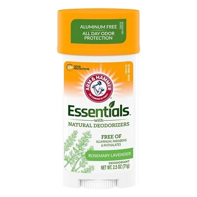 Arm & Hammer Essentials Deodorant with Natural Deodorizers, Rosemary Lavender