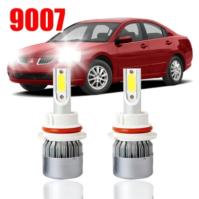 Para MITSUBISHI GALANT 2004-09 - 2X 9007 HB5 6000K Bombillas LED Luz Alta/Baja Foto 1 de 4
