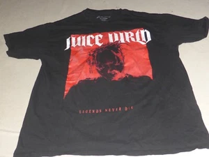 CAMISA DE CONCIERTO JUICE WRLD LEGENDS NEVER DIE 999 TOUR TALLA XL CAMISETA DE RAP NEGRA PARA HOMBRE   - Imagen 1 de 4