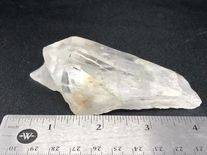 RARE Quartz Lemurian Natural Laser Wand Reiki Crystal Brazil 4.5oz! N44 - Picture 1 of 12