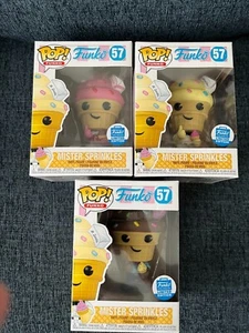 Funko Pop - #57 3 Mister Sprinkles Vanilla Chocolate Strawberry - New Protectors - Picture 1 of 6