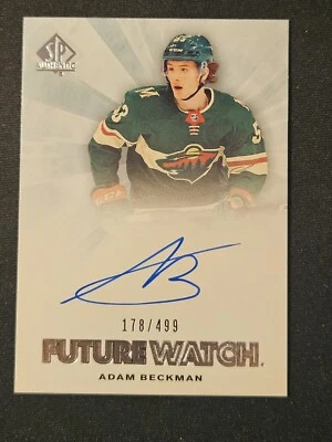21-22 Adam Beckman Retro Future Watch Autographed #/499 - Image 1 of 3