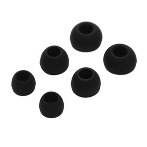 6pcs In Ear Earphone Silicone Earbuds Replacement for LZ A4 DZ9 (Black) - Zdjęcie 1 z 9