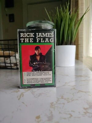 Rick James The Flag Cassette Tape Motown 1986 SEALED Unopened New Freak Flag Foto 1 de 3