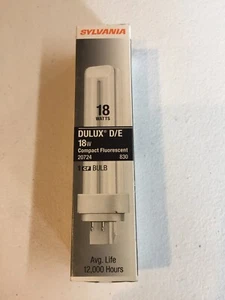 Sylvania 20724 Leuchtstofflampe Dulux D/E CF18DD/E/830/ECO 830 18W G24q-2 - Bild 1 von 4