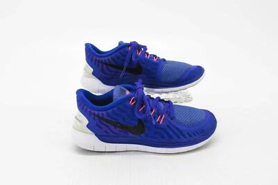 Nike женщин обуви бесплатный 5,0 размер 6 М синий Athletic работает кроссовок подержанные xq - Изображение 1 из 4