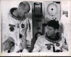 1965 Press Photo Astronauts Thomas P Stafford And Walter Shirra Jr Of Gemini 6