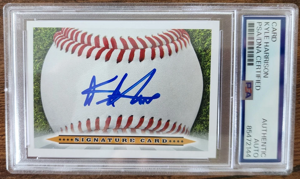 Kyle Harrison Signed Signature Card Red Sox PSA/DNA Certilfied Authentic Auto! - Image 1 of 1