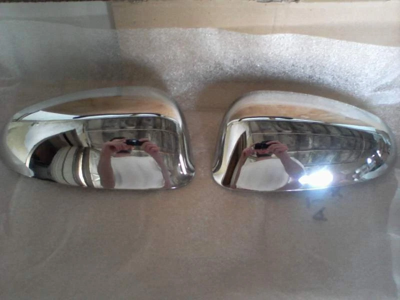 COPPIA CALOTTE COPPA SPECCHIO DESTRA SINISTRA FIAT BRAVO 2007 CROMATE LUCIDE  - Immagine 1 di 1