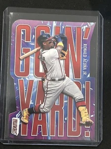 Ronald Acuna 2023 Stadium Club Goin Yard Red SP Braves Insert Invest MLB Topps - Picture 1 of 2