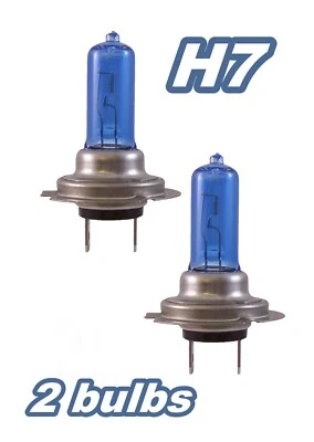 Xenon Ultra-White H7 Car-Truck Headlight Bulbs 5000K +2 Free White T10 Bulbs - Image 1 of 4
