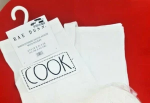 Rae Dunn COOK Apron🎁❤️ Ivory New w/tags - Picture 1 of 5