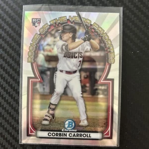 Bowman Chrome Rookie of the Year Favorites 2023 #ROYF1 Corbin Carroll RC D-Backs - Imagen 1 de 2