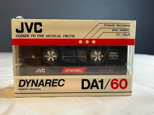 JVC DA1 60 Blank Audio Cassette Tape (Sealed) NEW - Picture 1 of 1