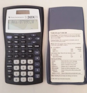Texas Instruments TI-30X IIS Scientific Calculator Student Solar Blue and Black - Picture 1 of 3