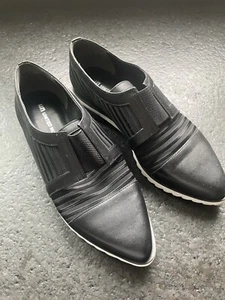 United Nude - Black Leather & Mesh Fabric White Accent Women's Shoes Sz 36 - Picture 1 of 7