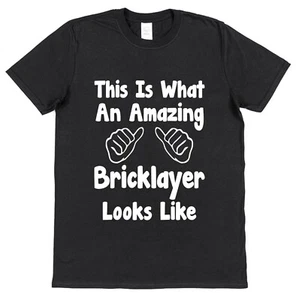 Erstaunliches Maurer-T-Shirt Geschenk für Baumeister Bauarbeiter Vatertag - Bild 1 von 3