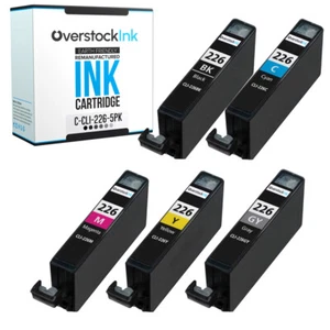 Cartuchos de tinta compatibles OSI Canon 226 5PK para Canon PIXMA MG5120 MG5220 MG5320 - Imagen 1 de 1