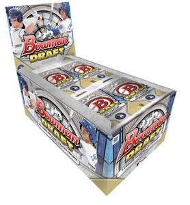 2024 BOWMAN DRAFT CHROME BASEBALL SUPER JUMBO HOBBY BOX BRAND NEW (5 AUTOS) - Picture 1 of 3