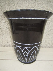 Antique pot cover vase signed Kaza France - Jean Besnard Primavera - Picture 1 of 11
