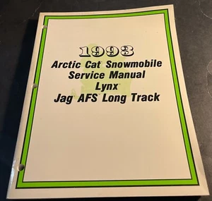 1993 ARCTIC CAT SNOWMOBILE LYNX,JAG AFS LONGTRACK SERVICE MANUAL 2254-825 (354) - Picture 1 of 1