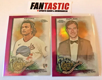 2022 Topps Allen & Ginter Chrome MAGENTA Refractor /199 Parallel Card YOU PICK - Image 1 of 2