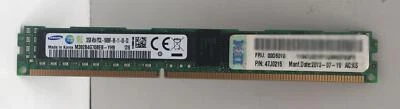 00D5008 IBM Lenovo 32GB 1X32GB PC3L-10600 CL9 ECC DDR3 4RX4 1.35V 1333MHZ VLP - Image 1 of 3