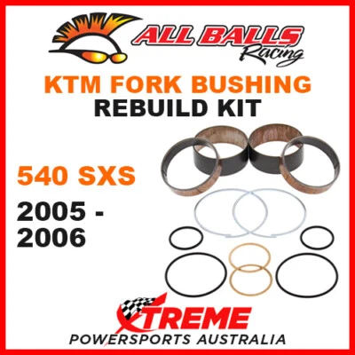 38-6054 KTM 540SXS 540 SXS 2005-2006 MX Fork Bushing Rebuild Kit Dirt Bike — 第 1/2 张图片
